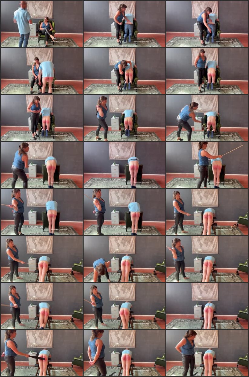 Screenlist Lady Jose's Belt And Cane Justice For Peter - Lady Jose Spanking and Kinks Studio - Full HD/MP4