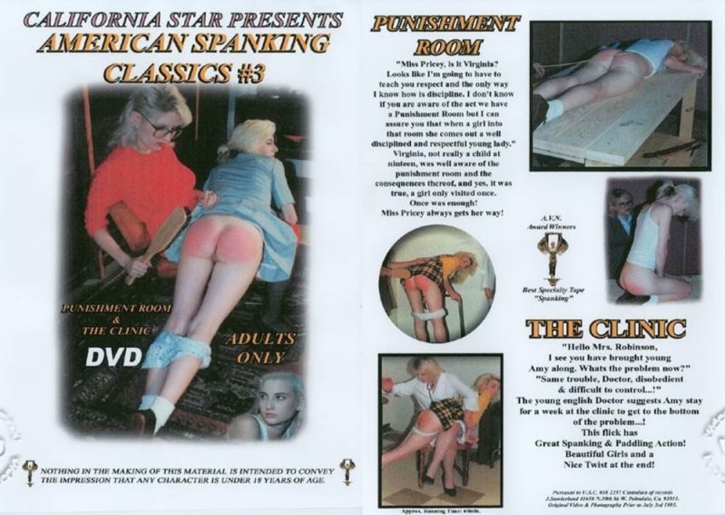 Cover American Spanking Classics #3 - Punishment Room & The Clinic - California Star Productions - LQ/MP4