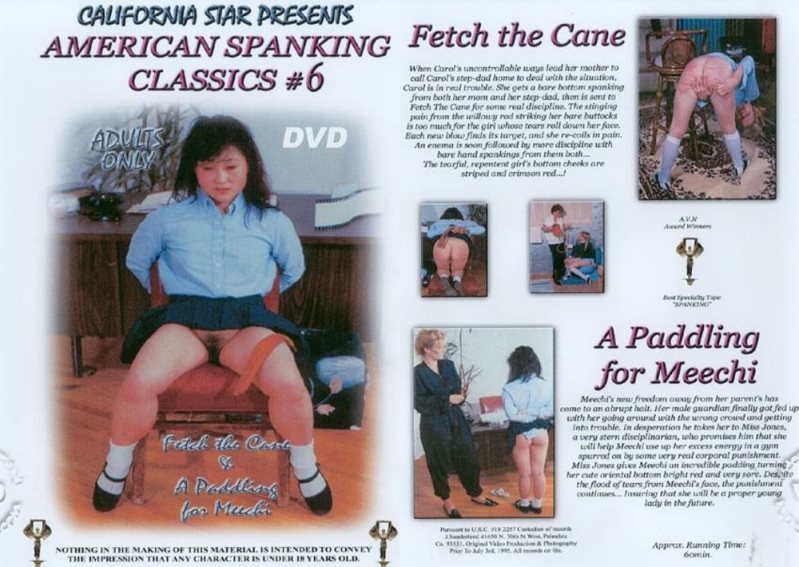 Cover American Spanking Classics #6 - California Star Productions - SD/MP4
