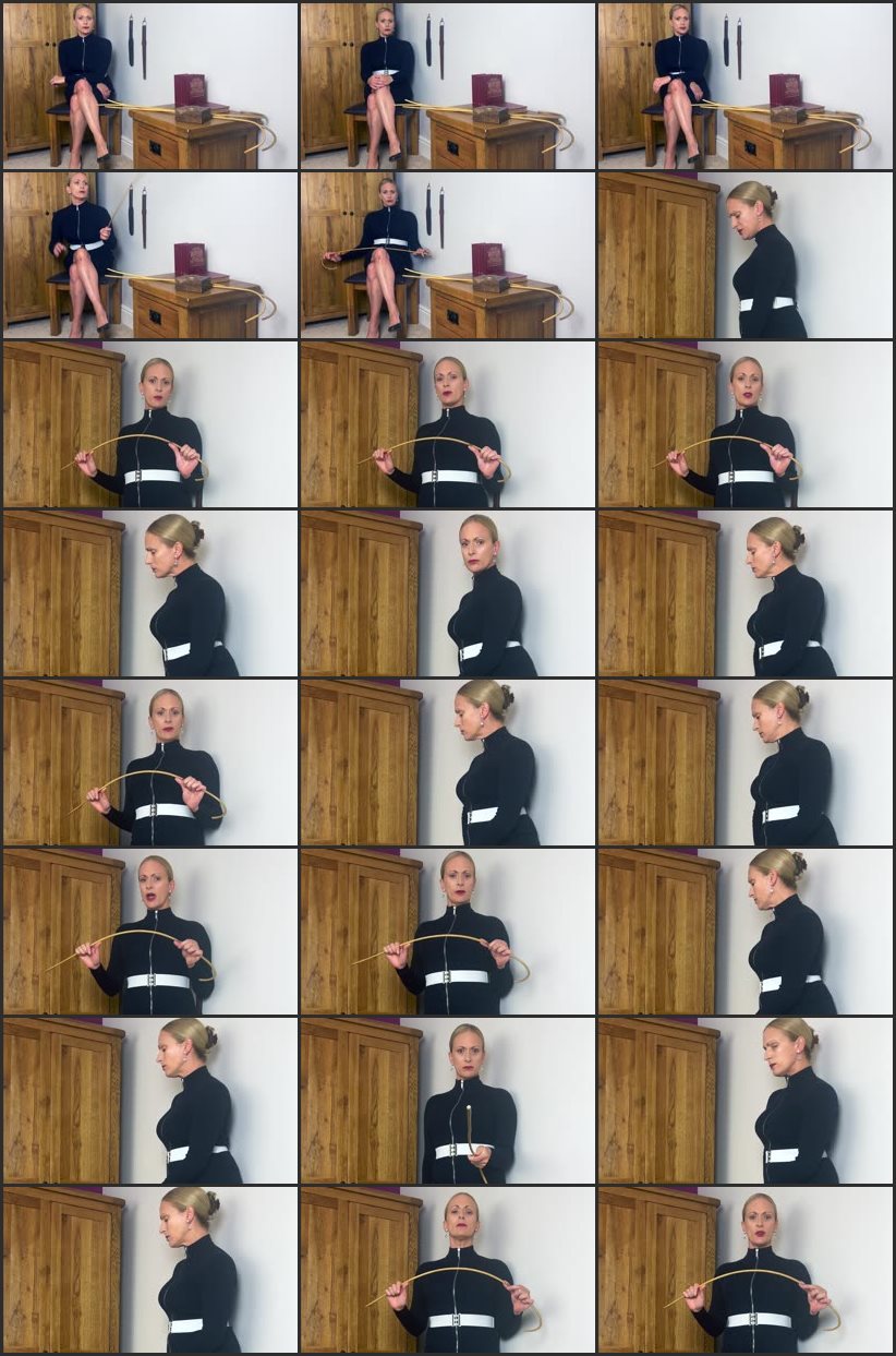 Screenlist 24 Strokes Of The Cane From The Headmistress - Dr Woods School House - Full HD/MP4