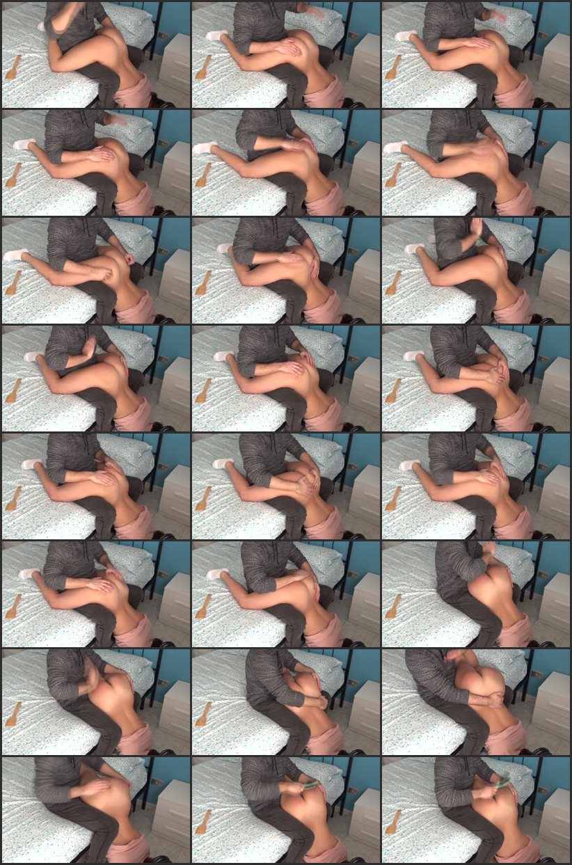 Screenlist Wheelbarrow Spanked Girl - Spankypie - Full HD/MP4