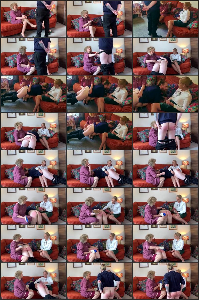 Screenlist You've Let Us Both Down, Jamie! Spanked Otk, Bare-bottomed, By Both His Strict Step-aunts - At Home with Miss Iceni - Full HD/MP4