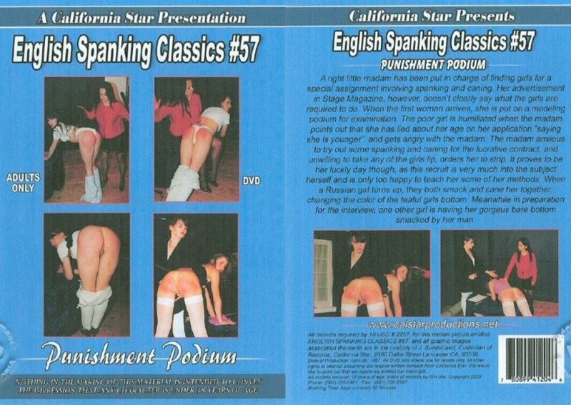 Cover English Spanking Classics #57 - Punishment Podium - California Star Productions - SD/MP4