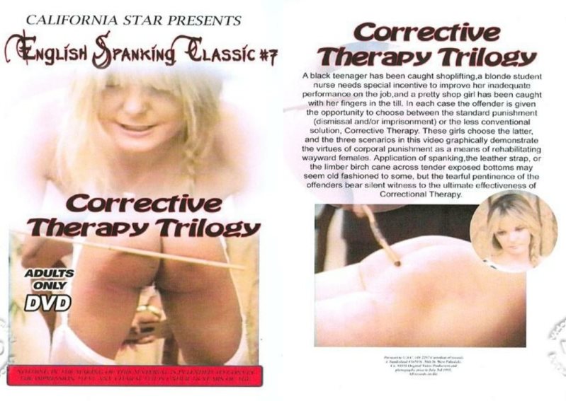 Cover English Spanking Classic 7 - Corrective Therapy Trilogy - California Star Productions - LQ/MP4