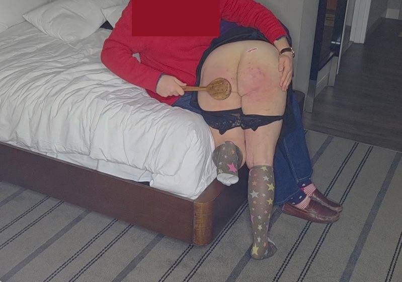 Cover Natasha Spanked For Not Doing Homework - Cowboy Spanking - Full HD/MP4