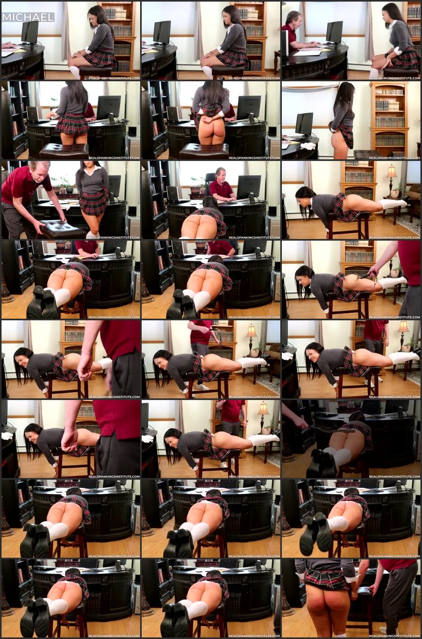 Screenlist Kiki's Punishment By The Dean (part 1 Of 2) - realspankingsinstitute - Full HD/MP4