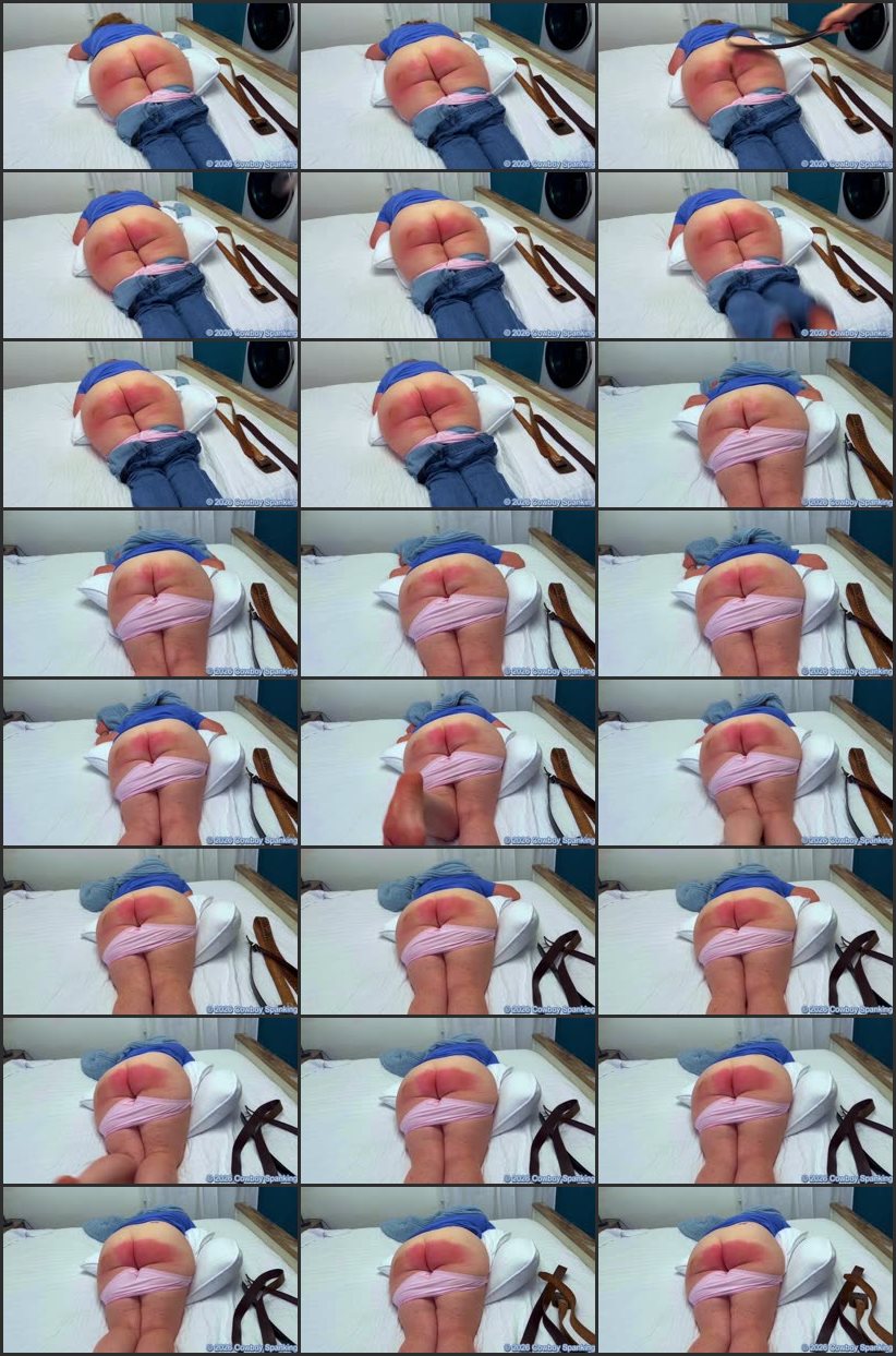 Screenlist Belt To Ass - Cowboy Spanking - Full HD/MP4