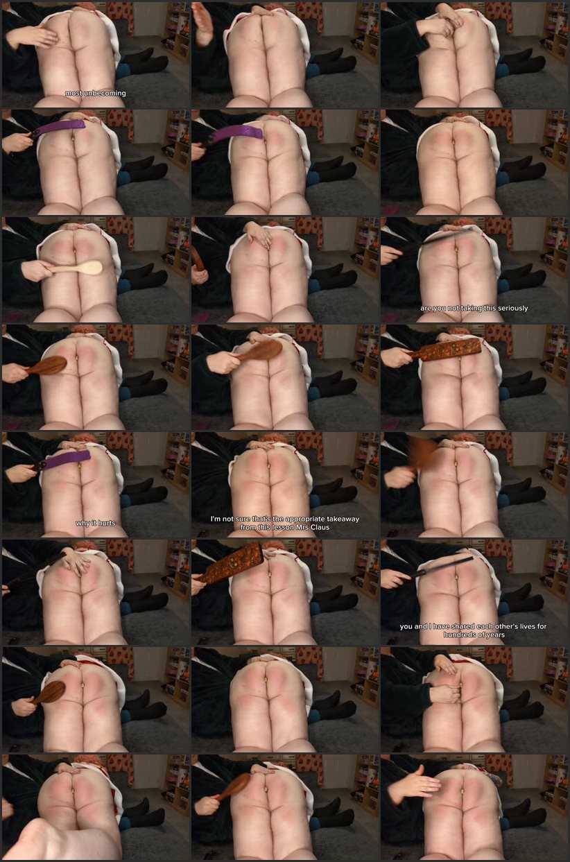 Screenlist Slutty Mrs Claus (bbw Daisy) Is Spanked & Figged - DisabledDaisyBBW - Full HD/MP4