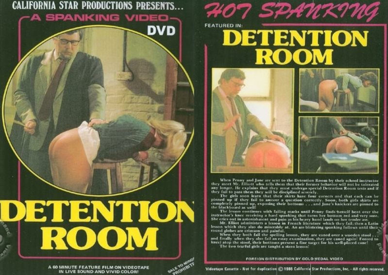 Cover English Spanking Classics #51 - Detention Room - California Star Productions - SD/MP4