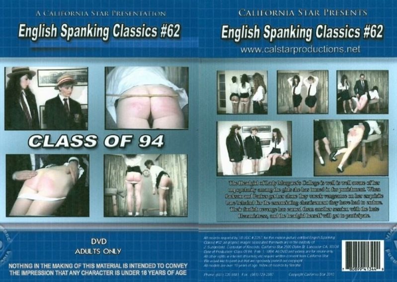 Cover English Spanking Classics #62 - Class Of 94 - California Star Productions - LQ/MP4