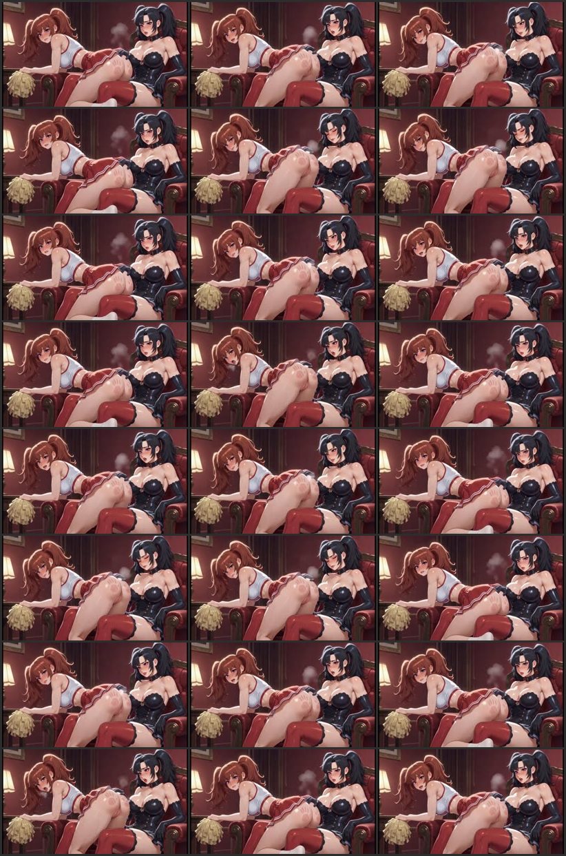 Screenlist Spanking Fantasies #7b: Bare Bottom Indiscretions (animated) - Fetish Fiction - Full HD/MP4