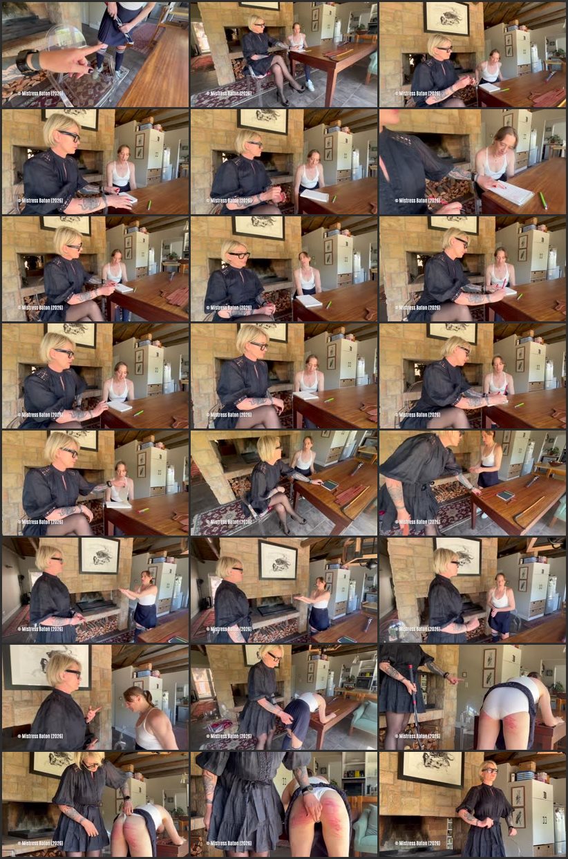 Screenlist Hockey Stick & Tawses - Strafkamer - Full HD/MP4