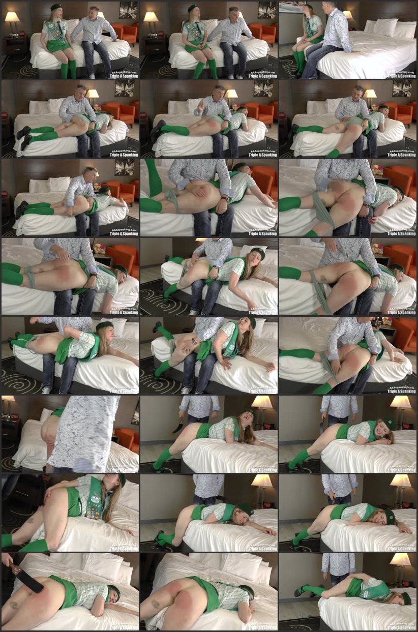 Screenlist Greedy Girl Scout Punished - aaaspanking - Full HD/MP4