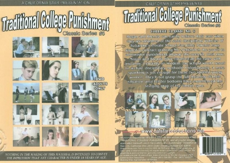 Cover Traditional College Punishment #5 - California Star Productions - SD/MP4