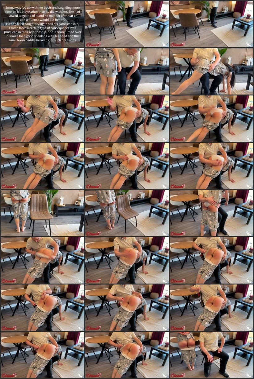 Screenlist Console Chaos - Emma Puts Her Boyfriend's Playstation On Ebay And Faces The Consequences - Emma187 - Full HD/MP4