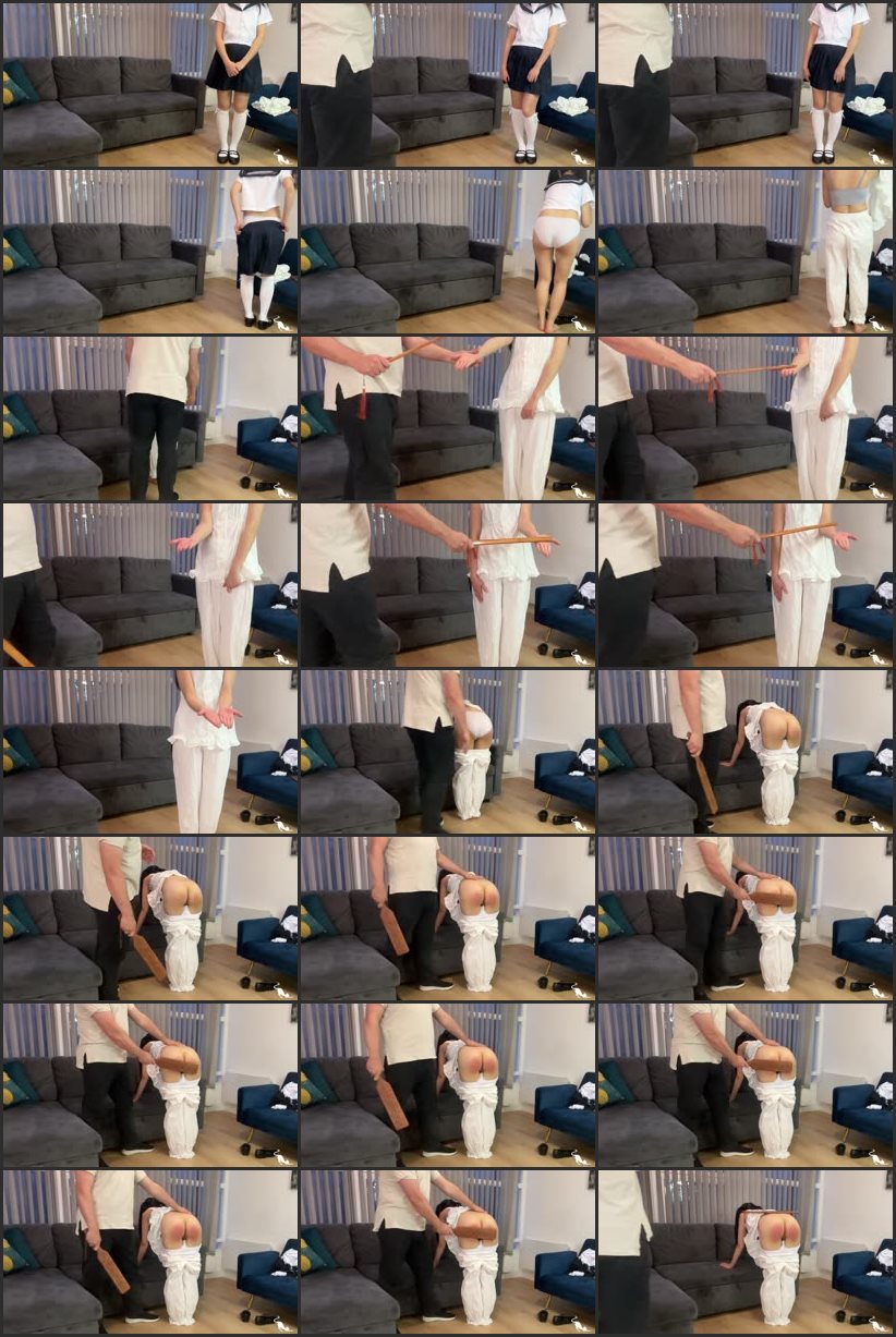 Screenlist Spanked At School, Spanked At Home - Emma Has Been Punished At School So The Rules Are The Rules - Kitty Productions - Full HD/MP4