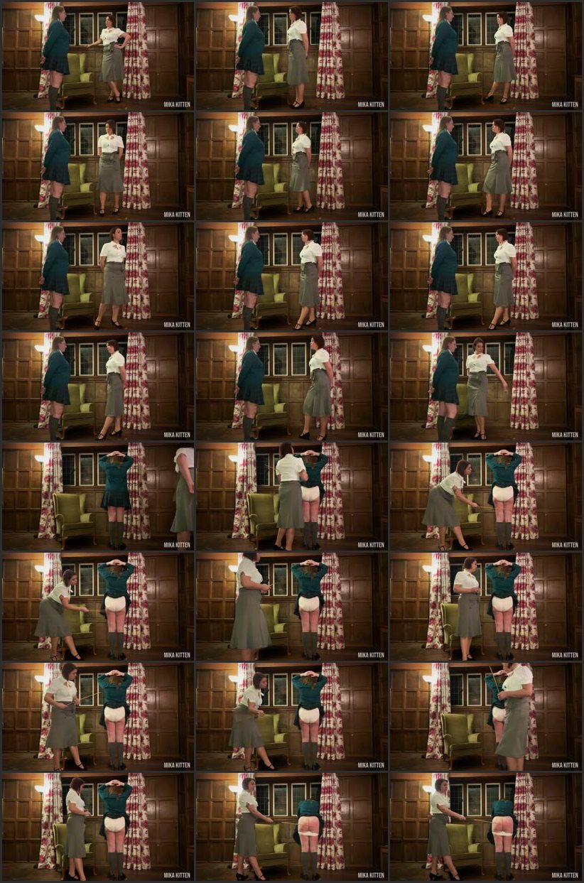 Screenlist Caning For Name Calling - Mika Kitten Media - HD/MP4