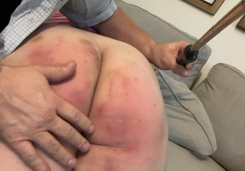 Cover A Quick Trip Over My Stepdad's Knee - Evelyn Holloway - SD/MP4