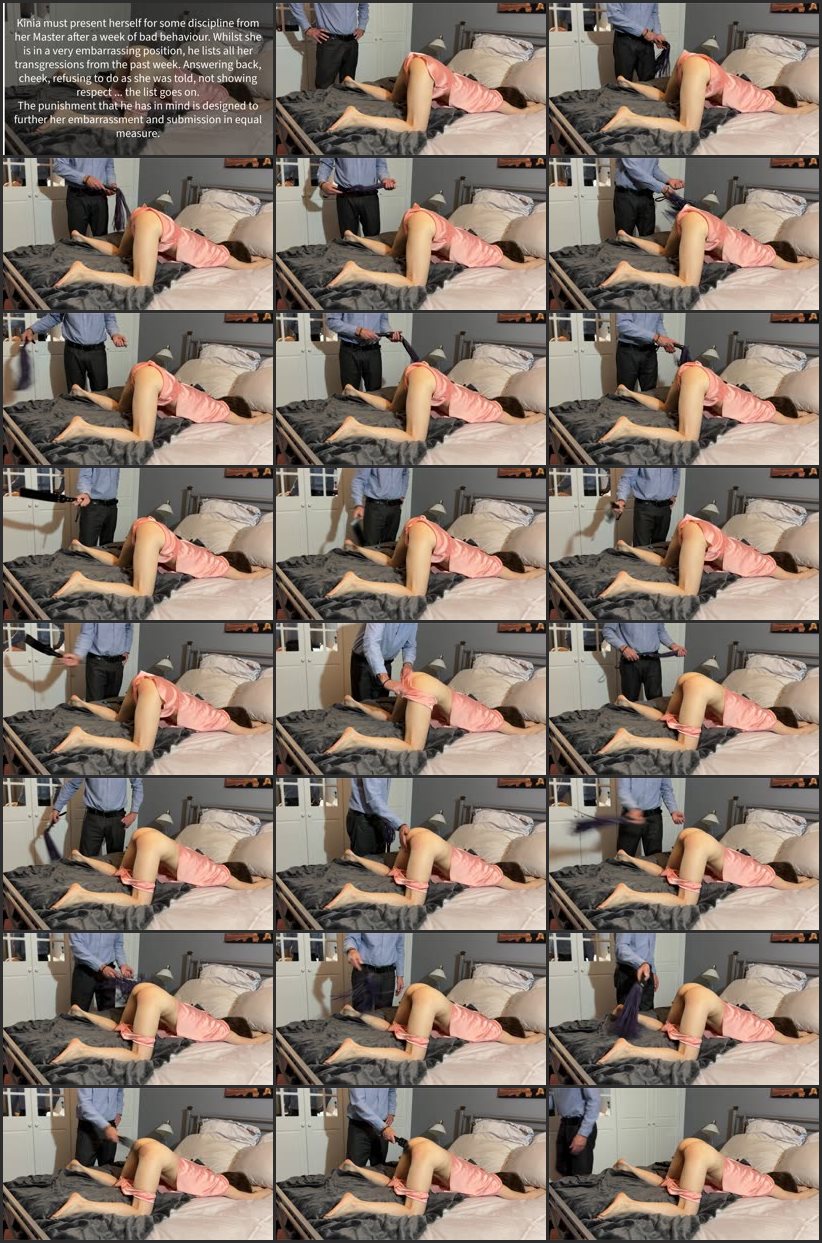 Screenlist A Week Of Disobedience Dealt With - Kinia Is Very Exposed For The Strap And The Flogger - Kitty Productions - Full HD/MP4