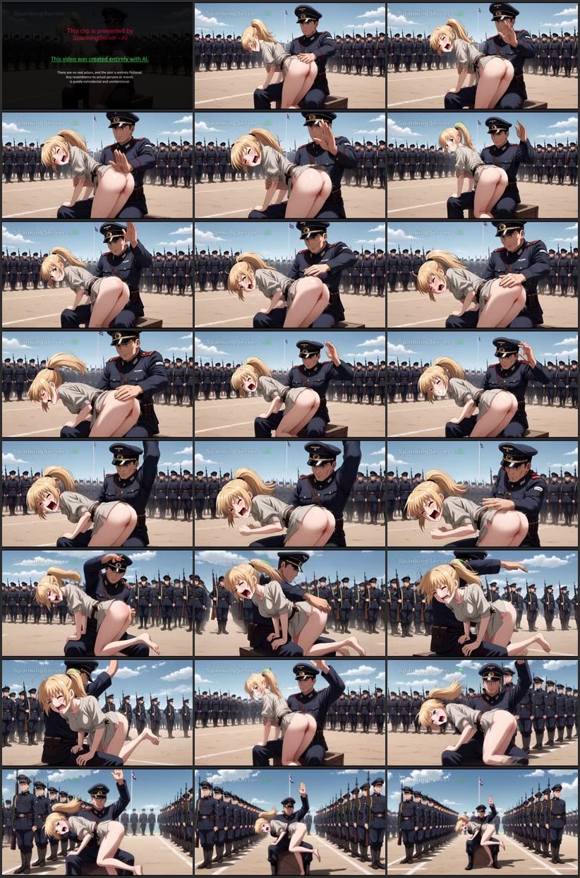 Screenlist Spanking At The Parade Ground. Aisscom 034 - SpankingServerAI - Full HD/MP4