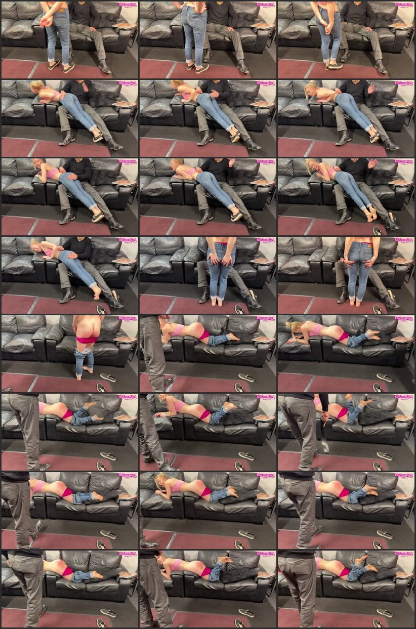 Screenlist Lucy's Cheeky Otk And Bare Bottom Belt Punishment - UkCuteGirl - Full HD/MP4