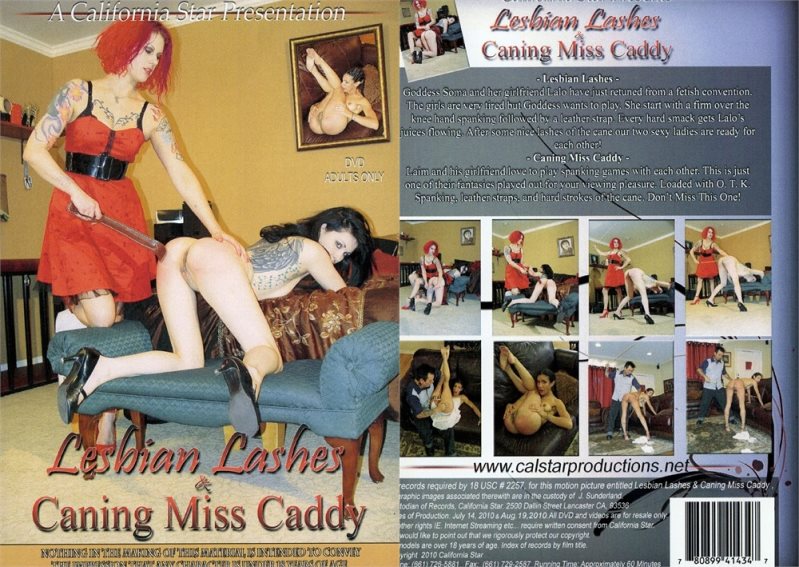 Cover Lesbian Lashes & Caning Miss Candy - California Star Productions - SD/MP4