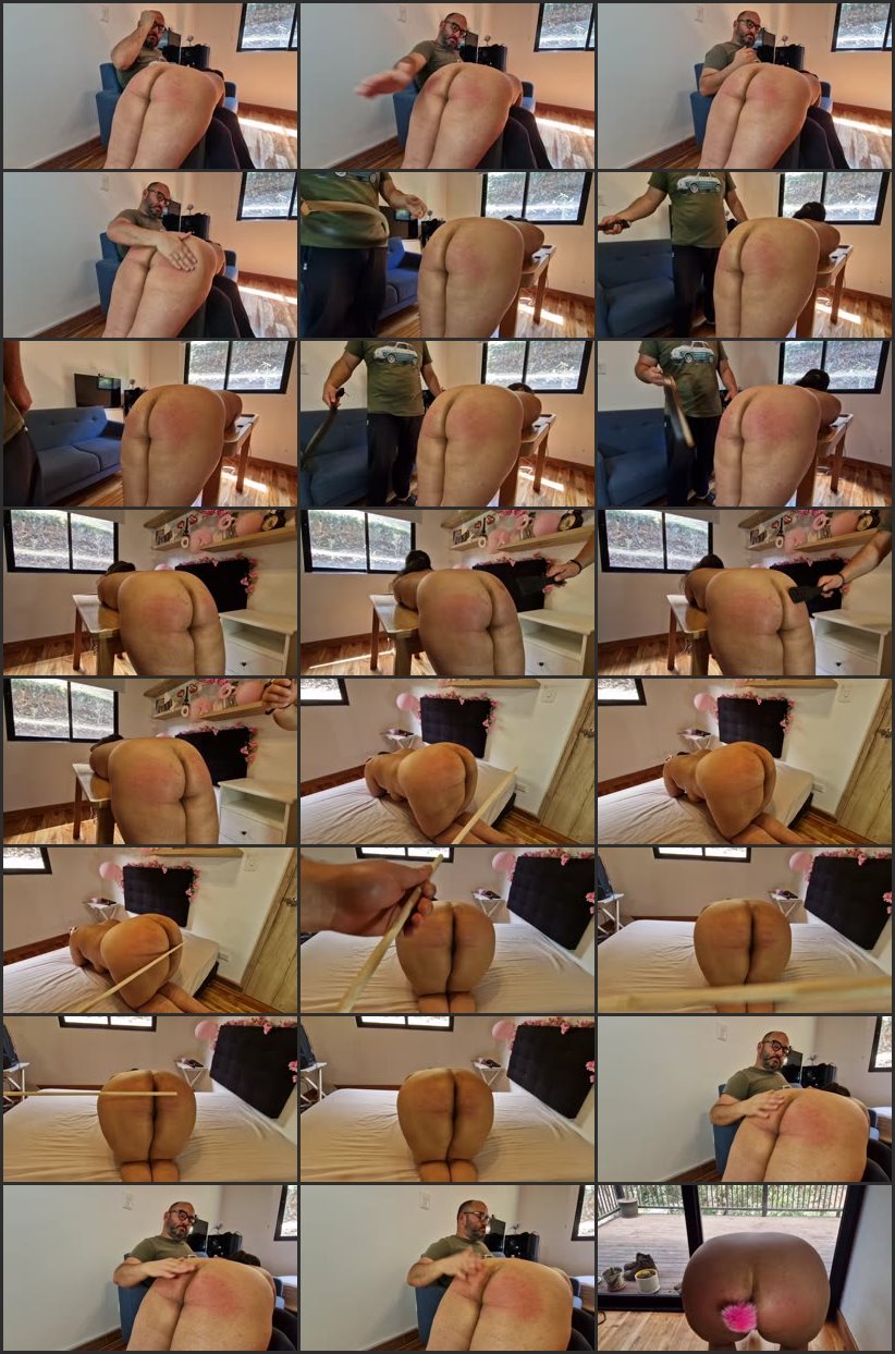 Screenlist Big Spanking - Red Ass - Spanking With Hands, Paddle, Belt And Cane! - Gomorrah Studio - Full HD/MP4