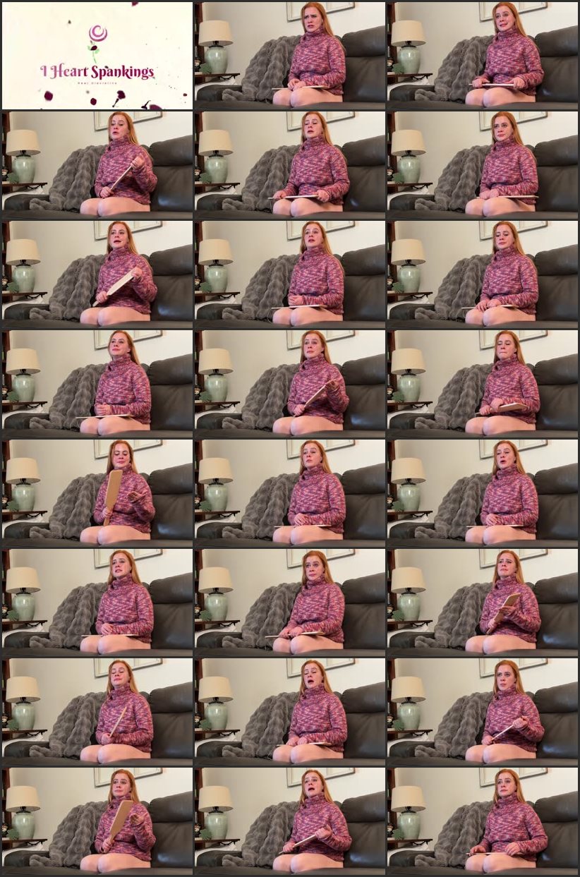 Screenlist Been A While Since You Had A Hard Bare Bottom Paddling - Pov Scolding Form Step Mommy Stevie Rose - I Heart Spankings - Full HD/MP4