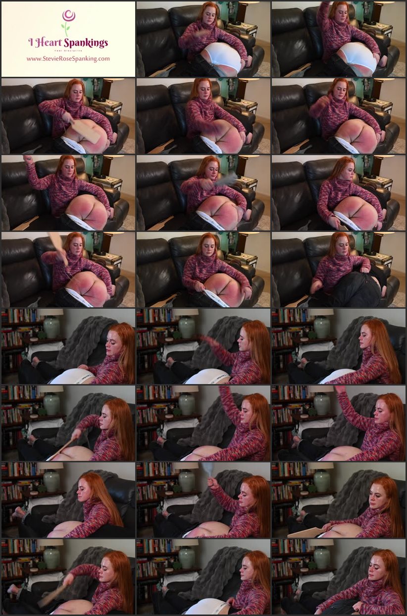 Screenlist Paddled Bare And Bruised - Step Mommy Stevie Spanks Until He Learns - I Heart Spankings - Full HD/MP4