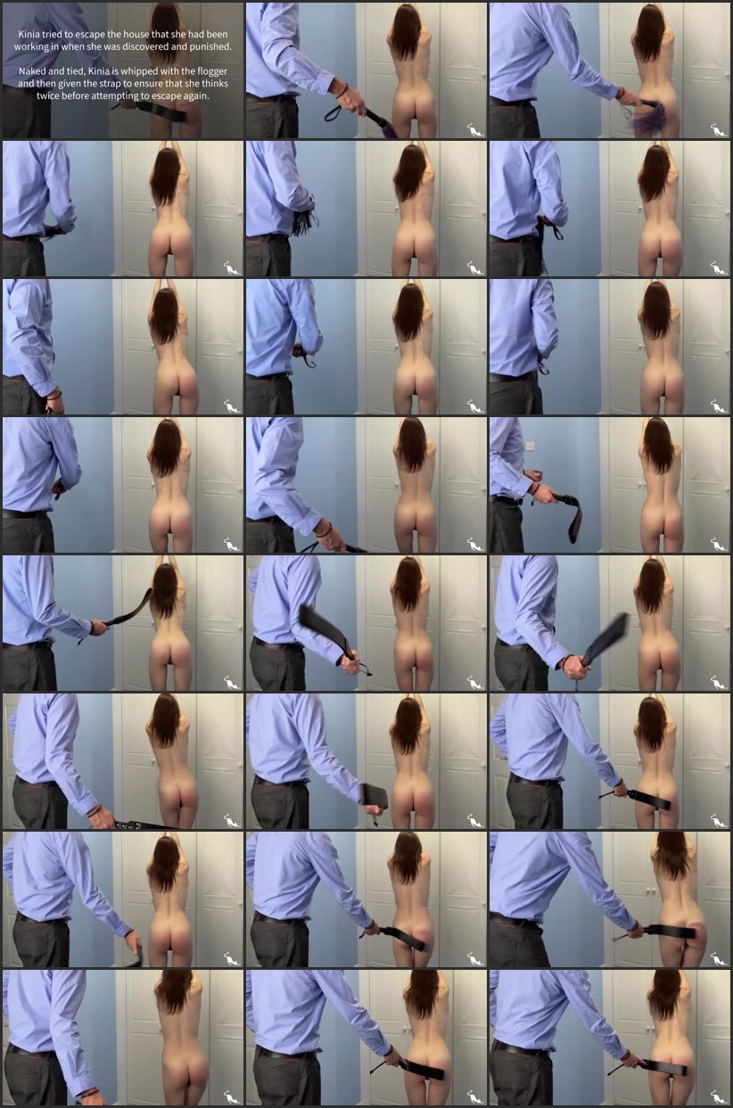 Screenlist Resistance Is Futile - Kinia Tries To Escape Only To End Up Being Tied And Whipped Naked - Kitty Productions - Full HD/MP4