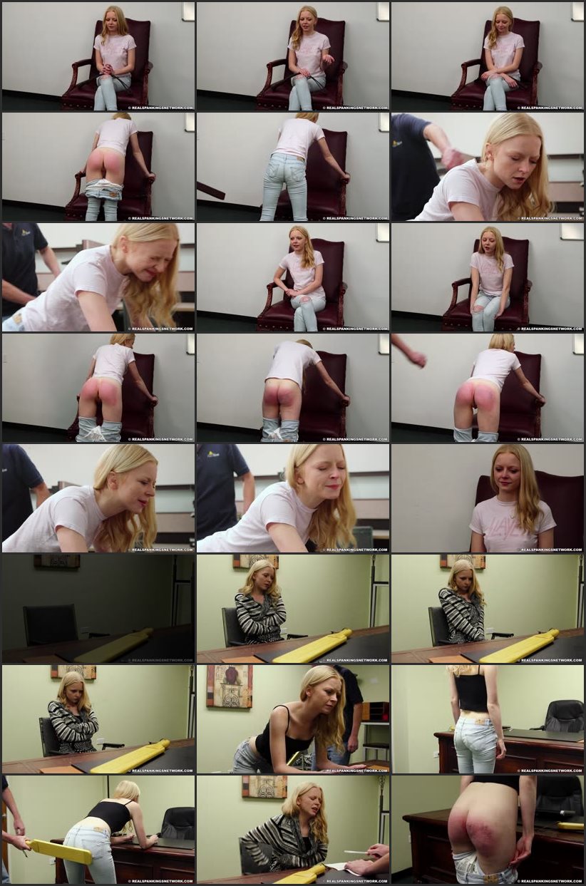 Screenlist Adorable Alice Takes On The Real Spankings Belt Test - Belt, Strap And Interview - realspankingsinstitute - Full HD/MP4
