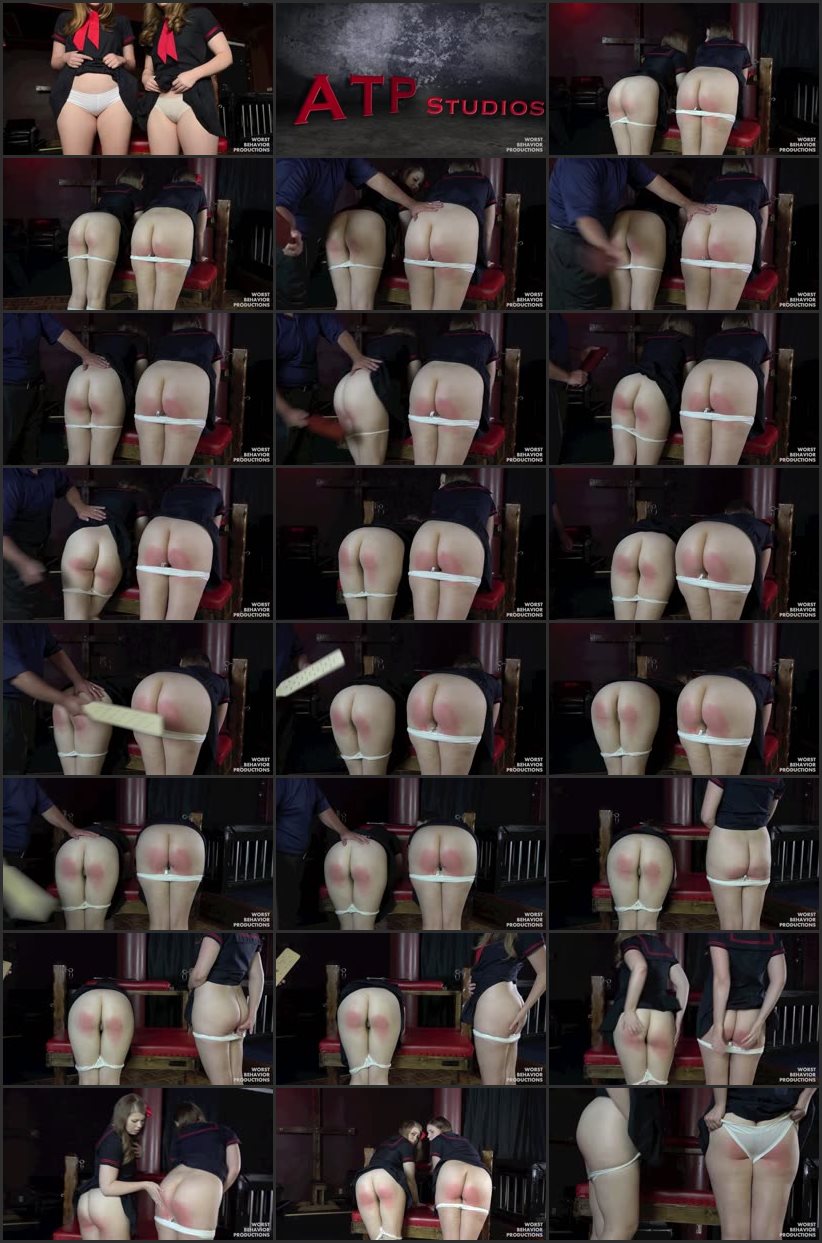 Screenlist Schoolgirl Seduction - Alex And Christy Caught Behind The Shed - Bare Bottom School Paddling - worstbehaviorproductions - HD/MP4