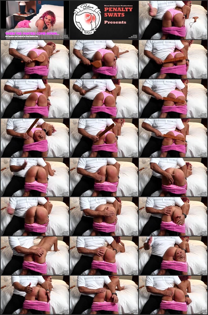 Screenlist When The Panties Come Down - Kiki Cali Spanked And Paddled On Step Daddy's Day - Butt Cam - worstbehaviorproductions - Full HD/MP4