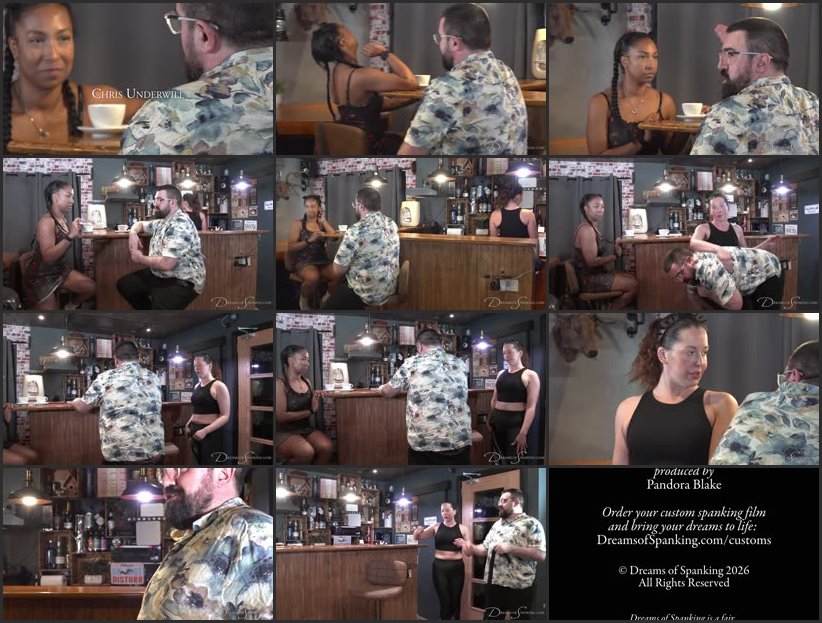 Screenlist At The Bar - dreamsofspanking - Full HD/MP4