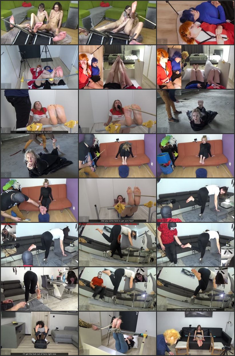 Screenlist 1 Hour Of Brutal Bastinado - 12 Girls - Foot Torment Girls in Poland - Full HD/MP4