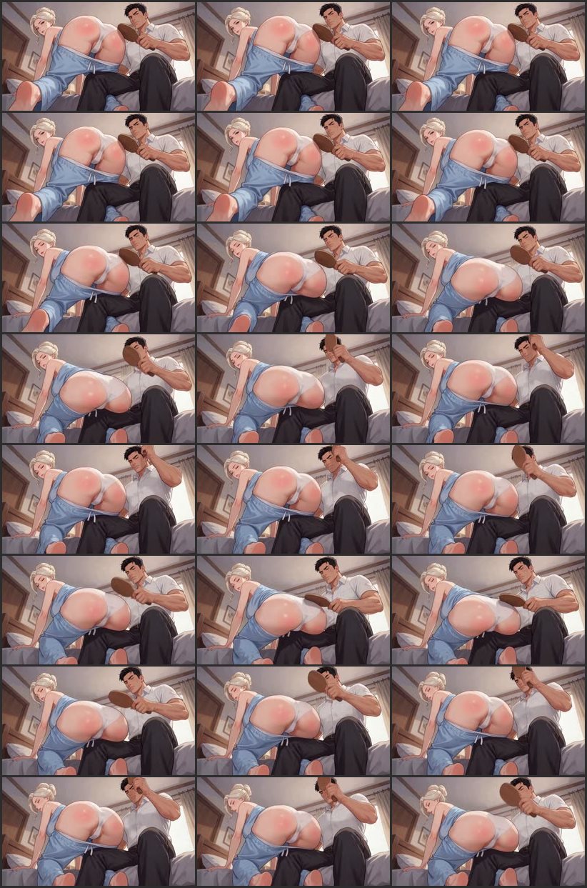 Screenlist Spanking Stories #31b: One Day, Seven Spankings (animated) - Spanking Stories - Full HD/MP4